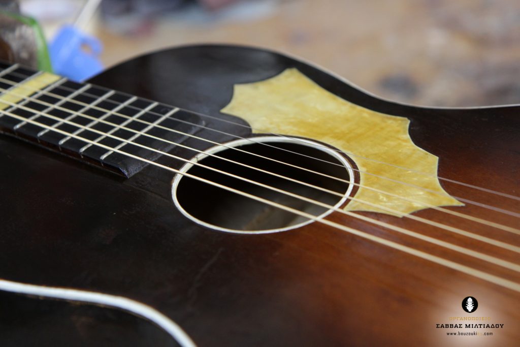 Επισκευή ακουστικής κιθάρας - Old Acoustic Guitar Restored - Repair - Οργανοποιείο Σ. Μιλτιάδου - BouzoukiCy - Cyprus - Κύπρος (29)