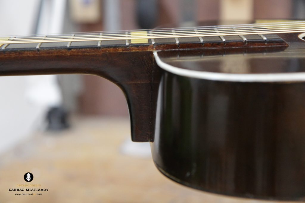 Επισκευή ακουστικής κιθάρας - Old Acoustic Guitar Restored - Repair - Οργανοποιείο Σ. Μιλτιάδου - BouzoukiCy - Cyprus - Κύπρος (39)