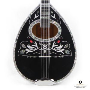 Mπουζούκι μαύρο καπάκι PGN055B - 8 Strings black top Bouzouki - Greek bouzouki - κατασκευαστές μπουζουκιών - Οργανοποιείο Σ. Μιλτιάδου (B) (1)
